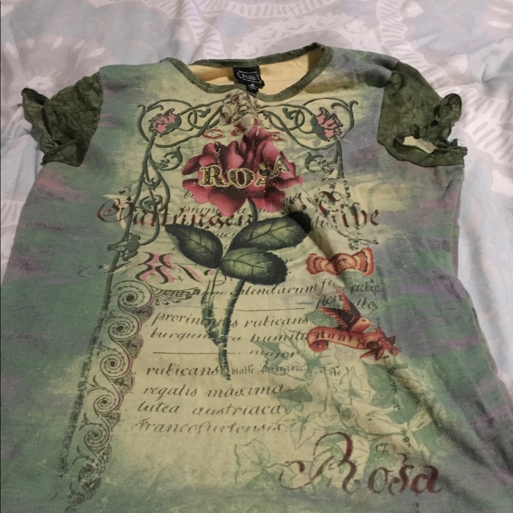 Print floral top